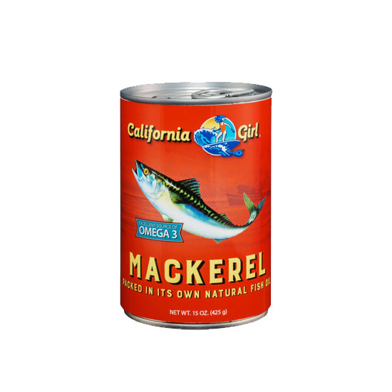 Picture of California Girl Mackerel with Brine - 15oz