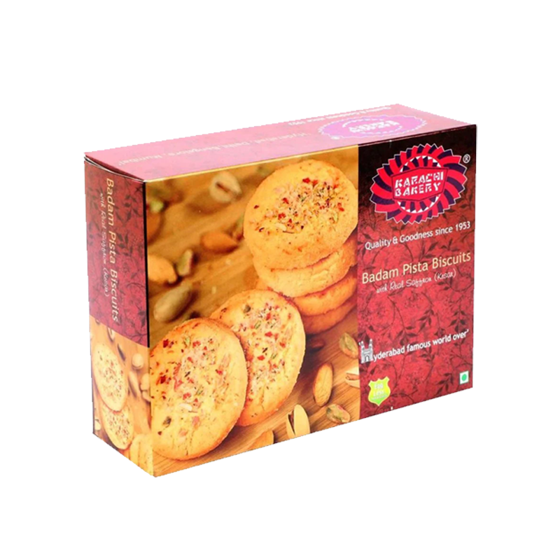 Picture of Karachi Fruit & Kesar Pista Biscuits Pink - 400g