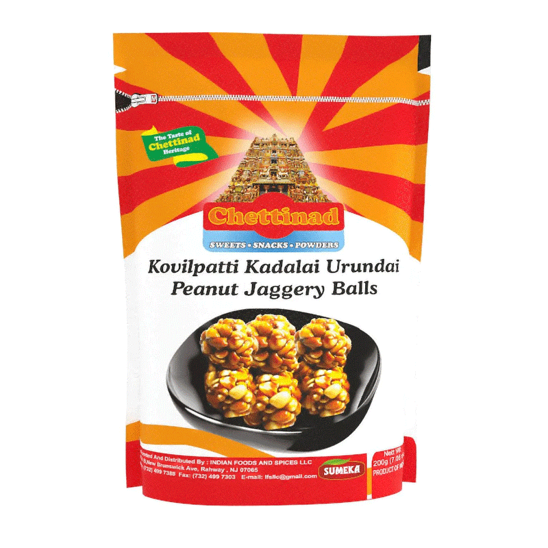 Picture of Chettinad Peanut Jaggery Balls - 7oz