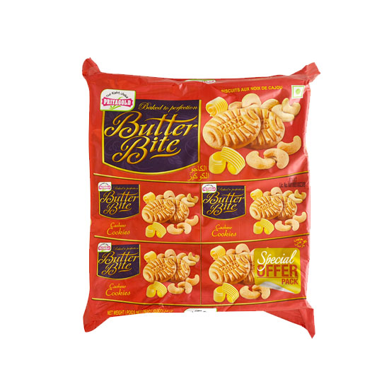 Picture of Priyagold Butter Bite Biscuits Cashew-750g