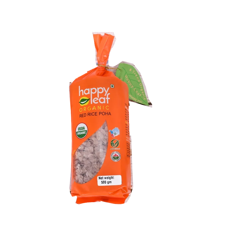 Picture of Happy Leaf Organic Red Rice Thick Poha - 2lb