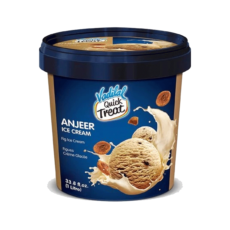 Picture of Vadilal Anjeer Ice Cream FRZ - 1lt