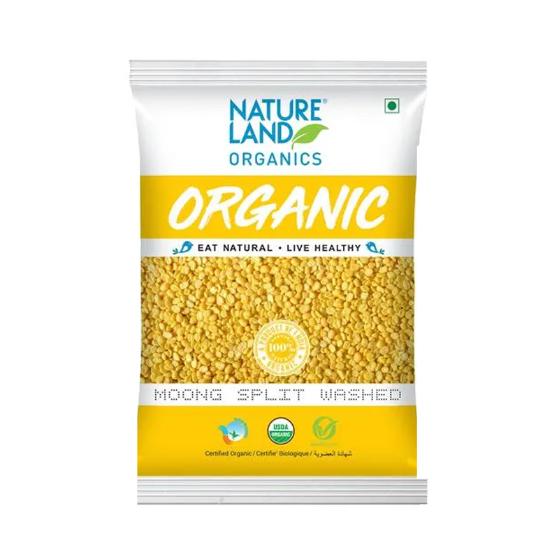Picture of Nature Land Organic Moong Split Washed - 5lb