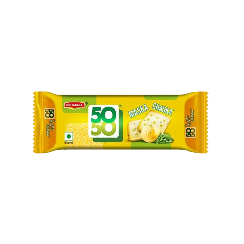 Picture of Britannia 50-50 Maska Chaska Biscuits - 71g