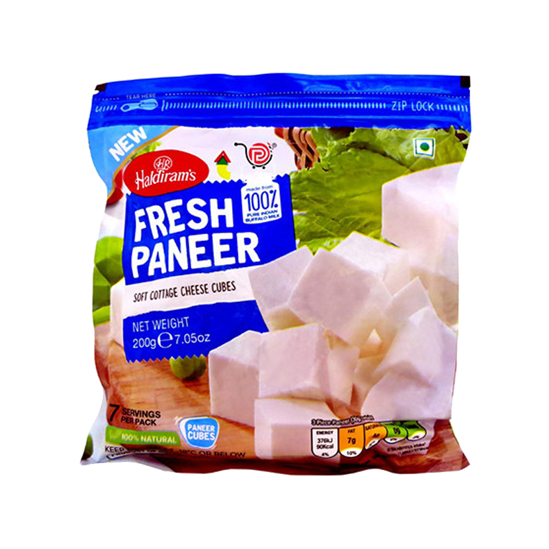 Picture of Haldirams Fresh Paneer Cubes FRZ - 200g
