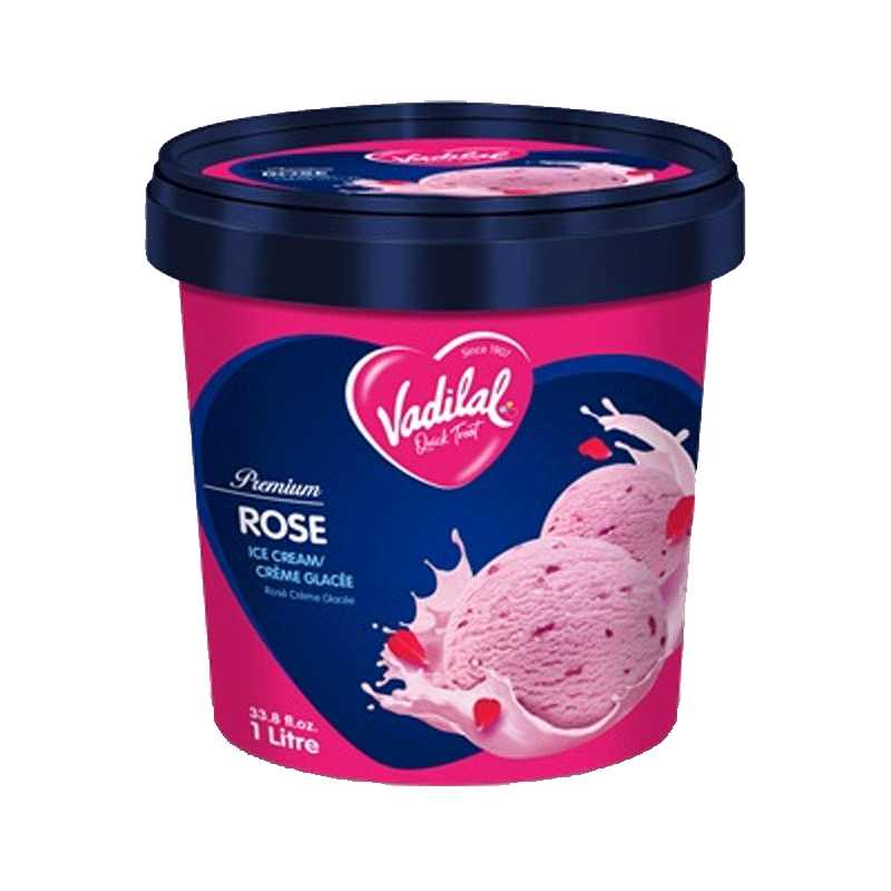Picture of Vadilal Kulfi King Rose Gulkand Ice Cream FRZ - 1lt
