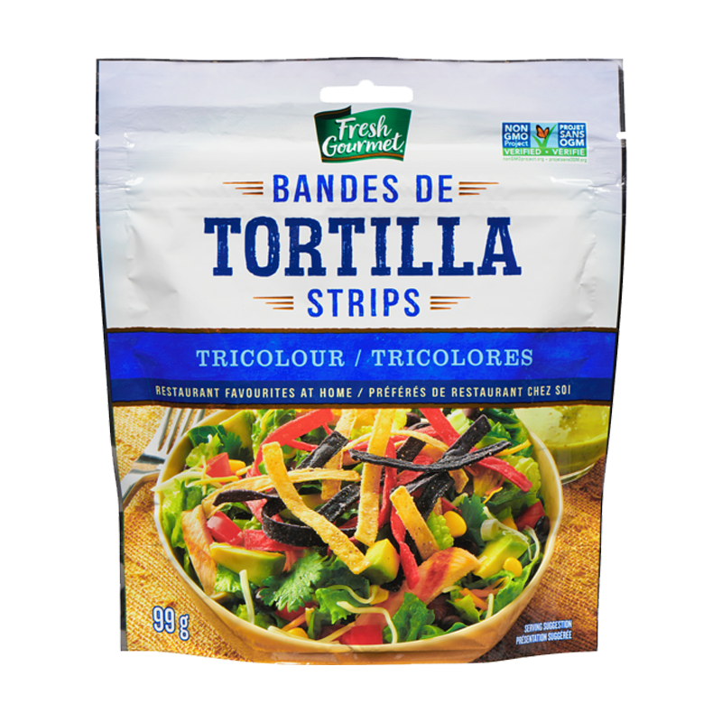 Picture of Fresh Gourmet Tortilla Strips Tri Color - 99g