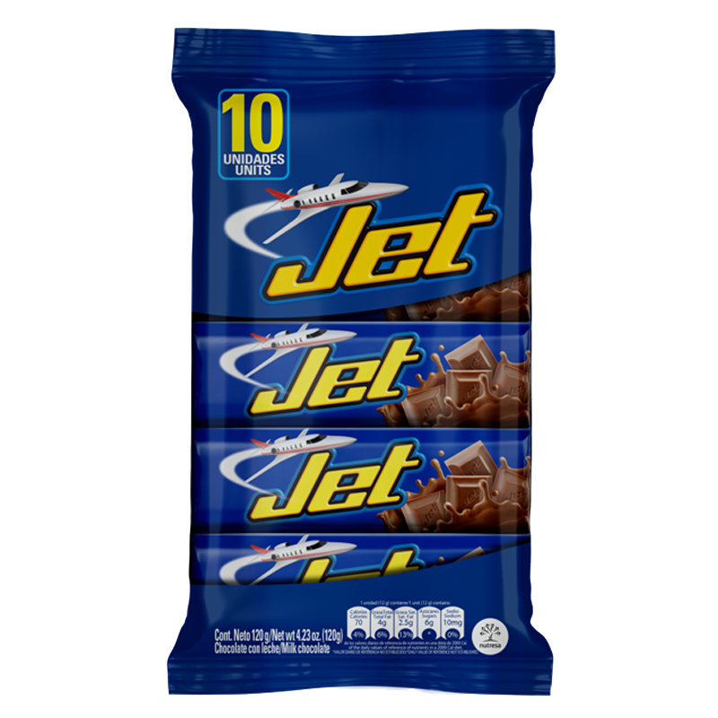 Picture of Jet Colombian Milk Chocolate - 120g*10