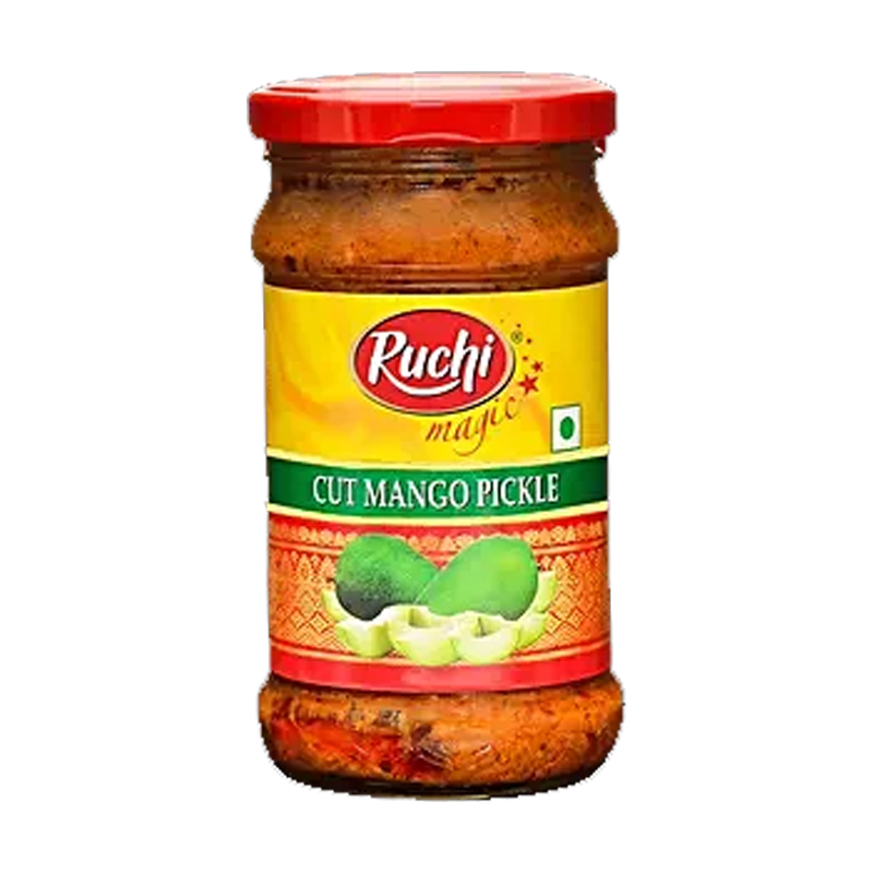 Picture of Ruchi  M Cut Mango Pickle Without Garlic - 300g