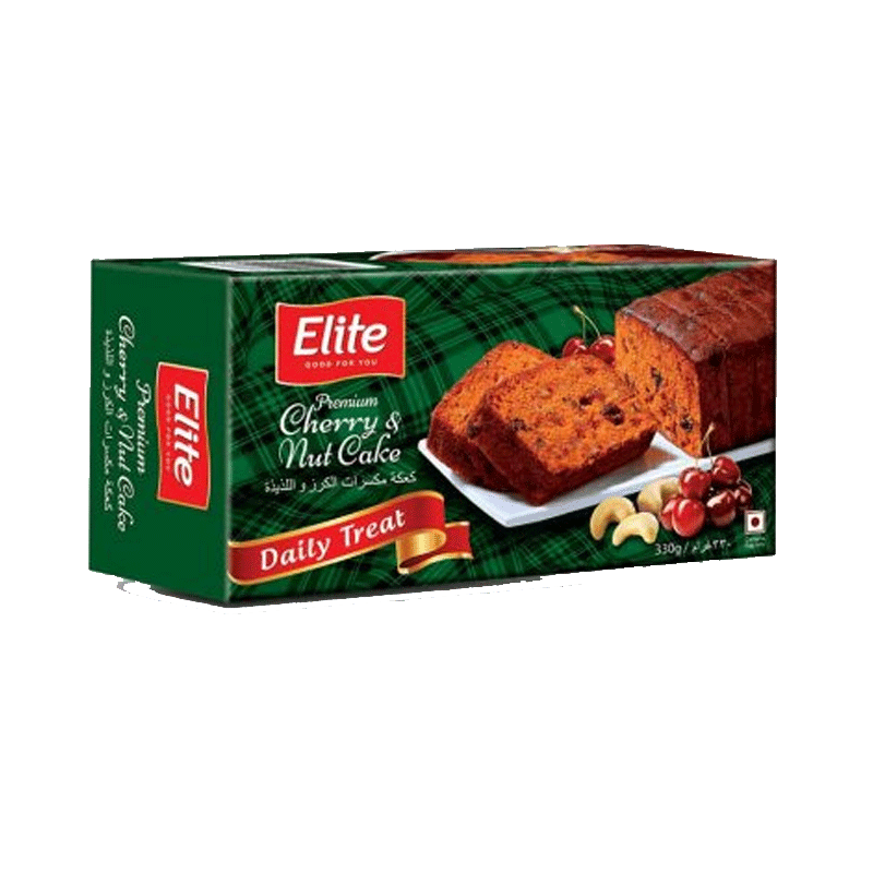 Picture of Elite Cherry & Nut Cake - 330g
