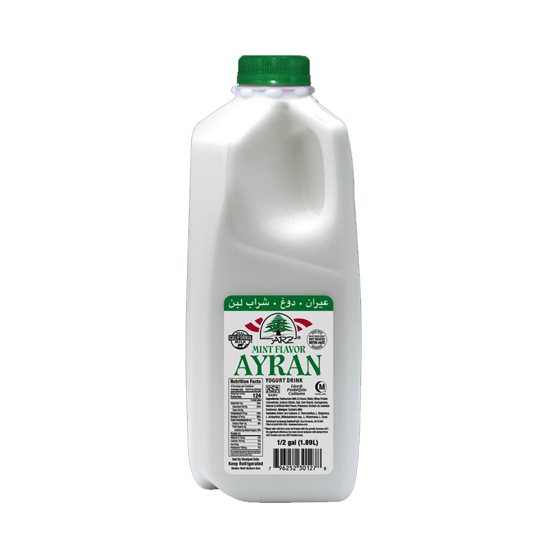 Picture of Arz Ayran Original Mint Yogurt Drink - 1/2gl