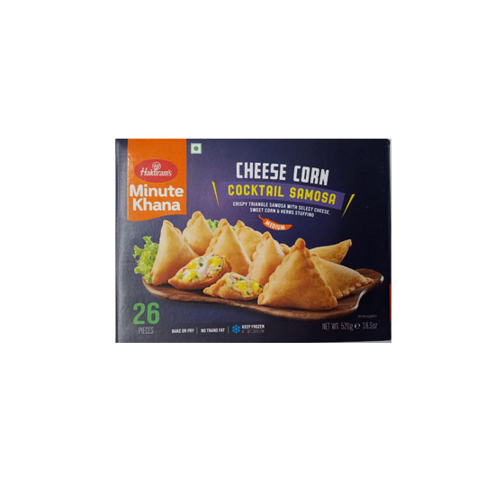 Picture of Haldirams Cheese Corn Cocktail Samosa -520g