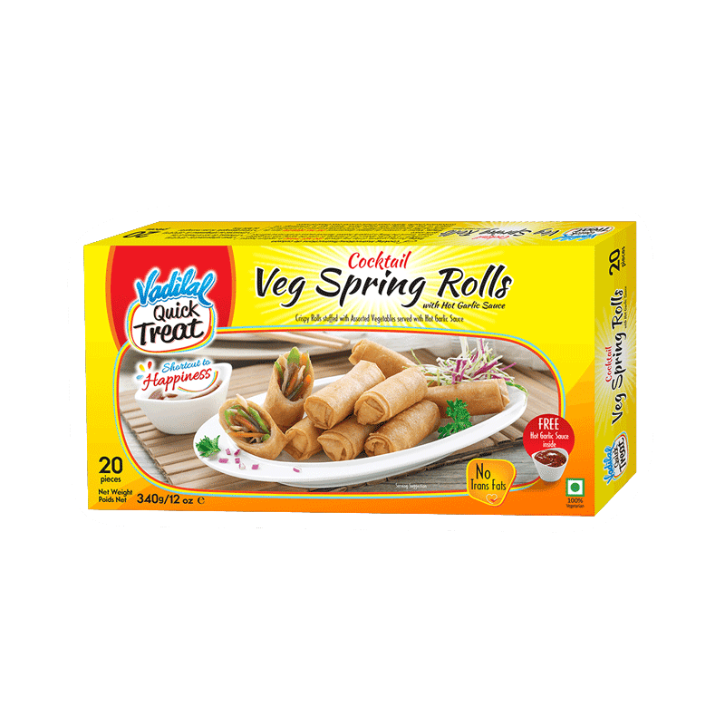 Picture of Vadilal Veg Spring Rolls FRZ - 560g*12