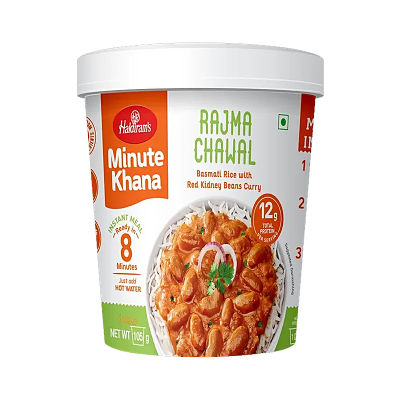 Picture of Haldirams Minute Khana Rajma Chawal Instant RTE - 105g