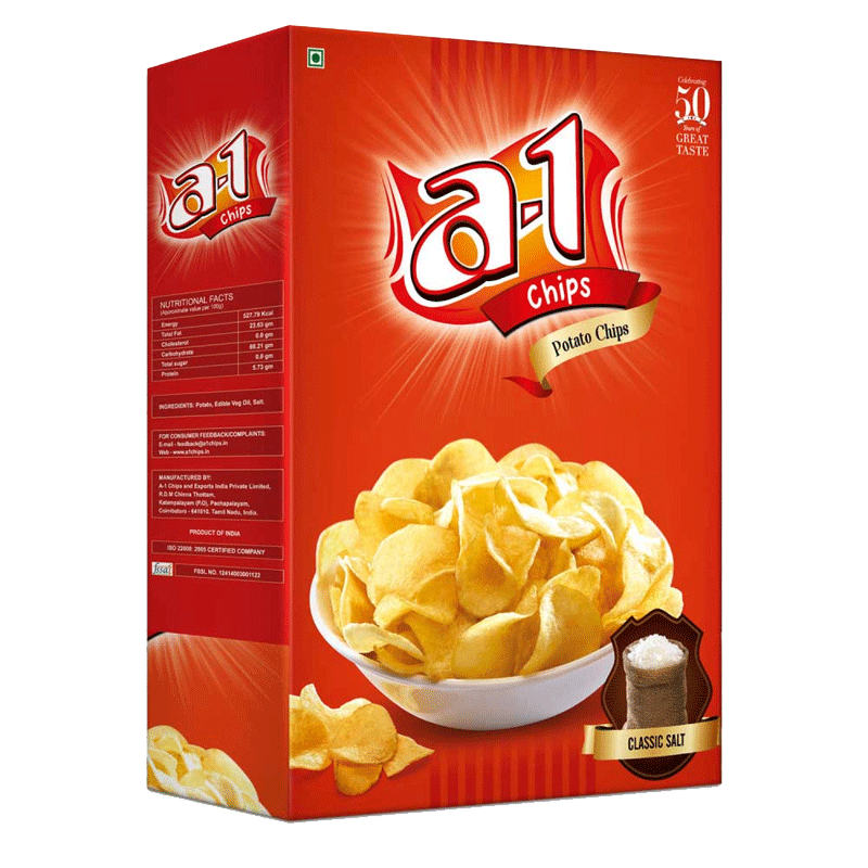 Picture of A1 Potato Chips Plain - 200g