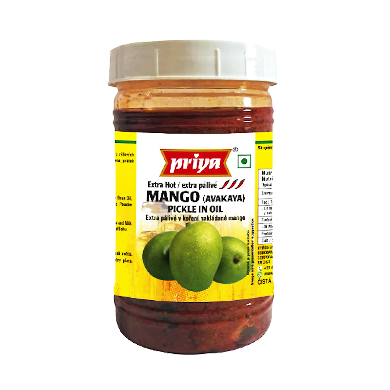 Picture of Priya Mango Pickle With Garlic Extra Hot - 300g