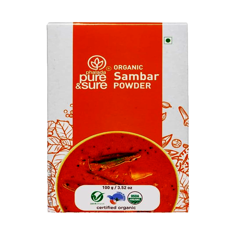 Picture of Pure & Sure Organic Sambar Powder - 100g