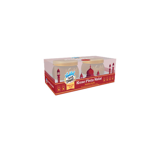 Picture of Vadilal Rose Pista Malai Matka Kulfi Ice Cream FRZ - 200ml