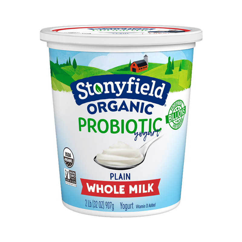 Picture of Stonyfield Organic Whole Milk Yougurt - 2lb