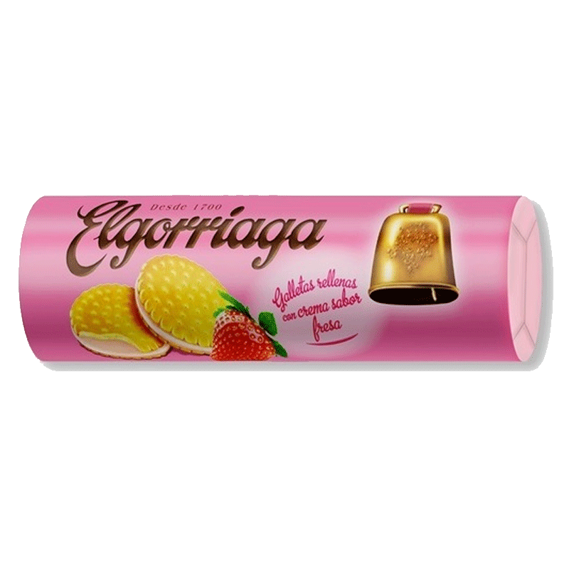 Picture of Elgorriaga Strawberry Sandwich Biscuit - 500g