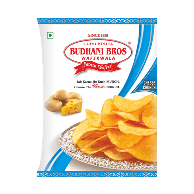 Picture of Budhani Bros Potato Wafer Cheese - 54g