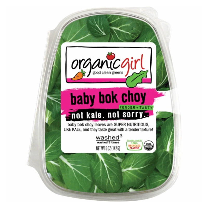 Picture of Girl True Hearts Organic Baby Bok Choy - 5oz