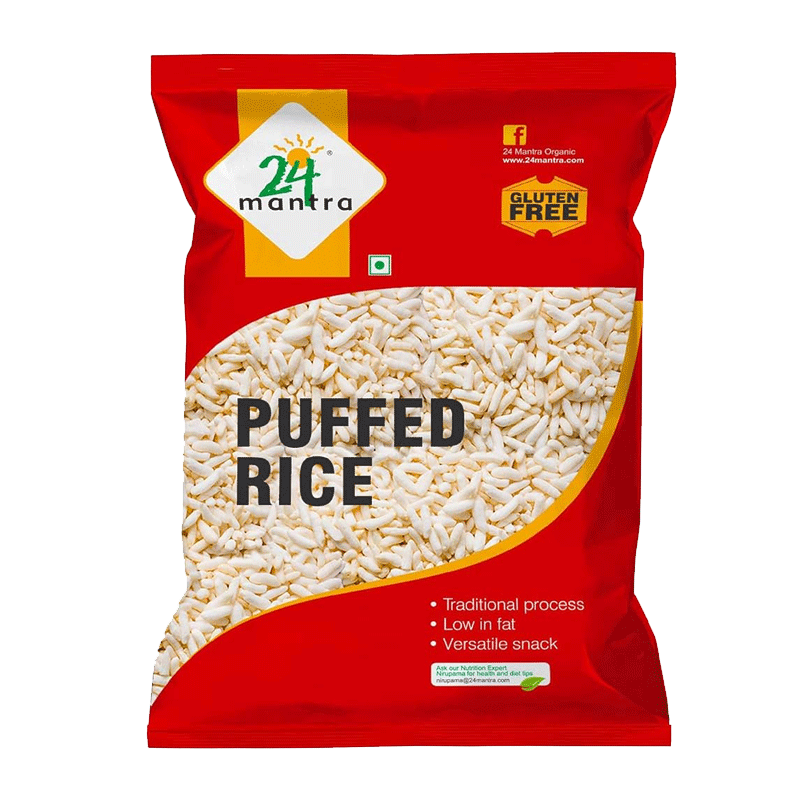 Picture of 24 Mantra Organic Puffed Rice Chivda - 150g