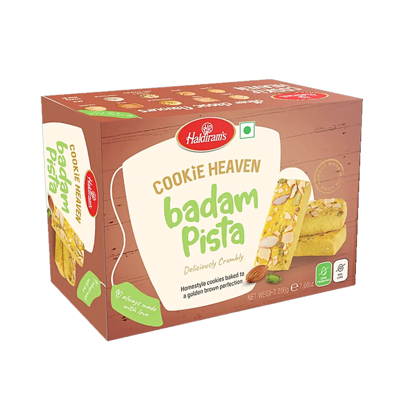 Picture of Haldirams Cookie Heaven Badam Pista Cookies - 7oz