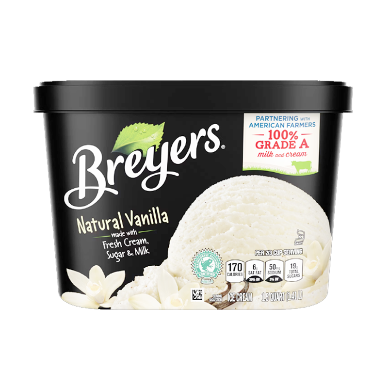 Picture of Breyers Vanilla Ice Cream FRZ - 473ml