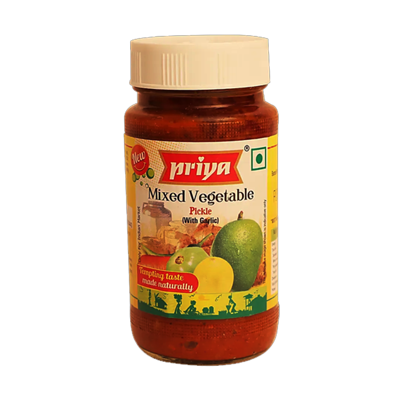 Picture of Priya Mixed Veg Pickle with Garlic - 300g