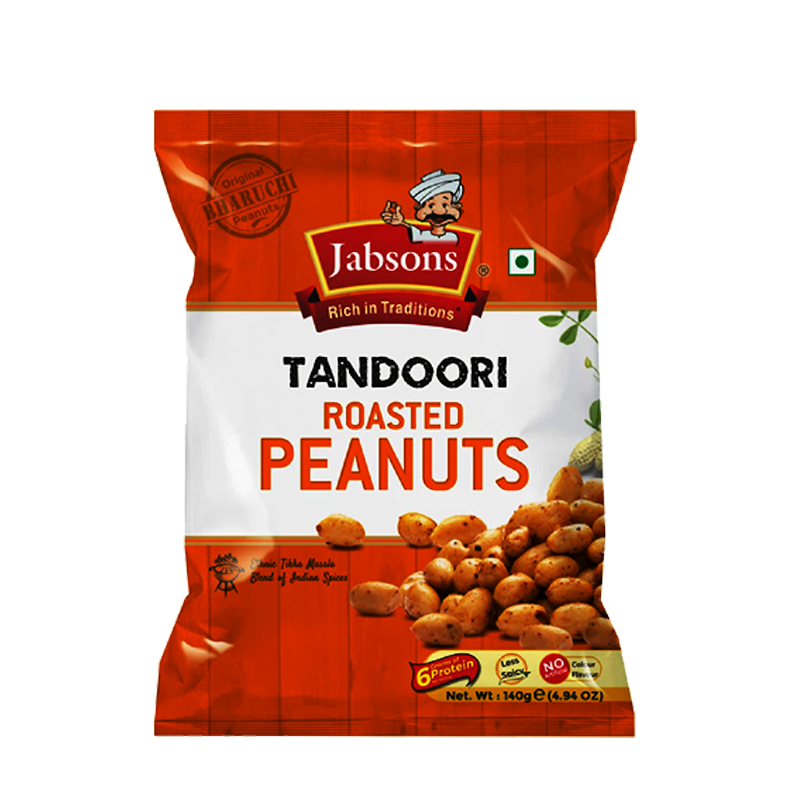 Picture of Jabsons Tandoori Roasted Peanuts - 140g