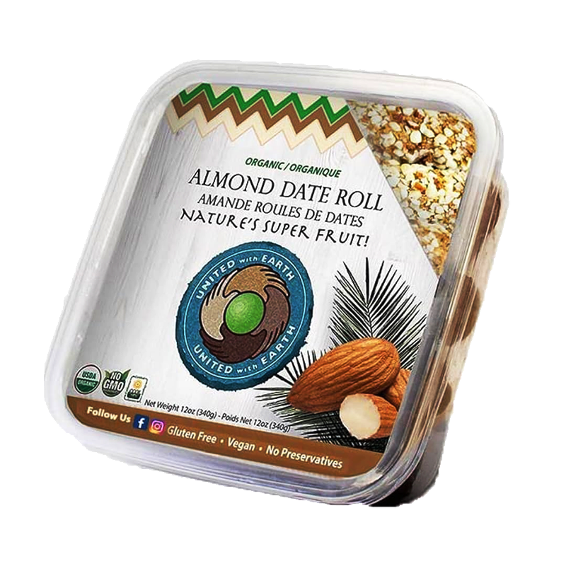 Picture of United With Earth Organic Almond Date Roll - 12oz