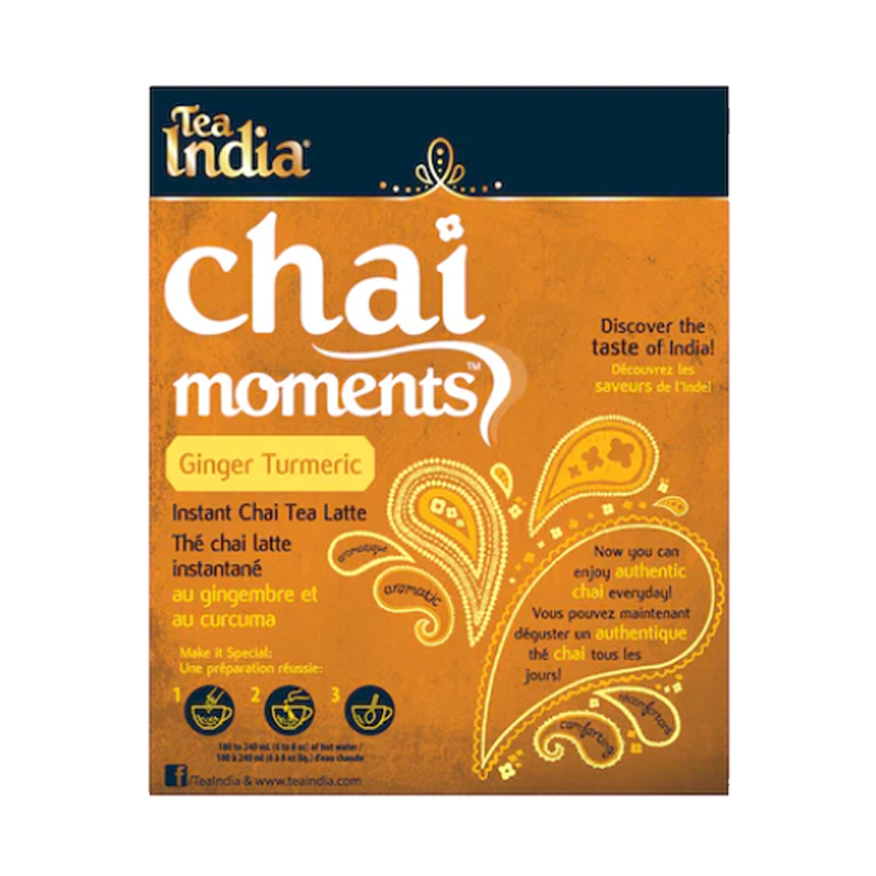 Picture of Tea India Chai Moments Ginger & Turmeric Tea Mix - 224g*10