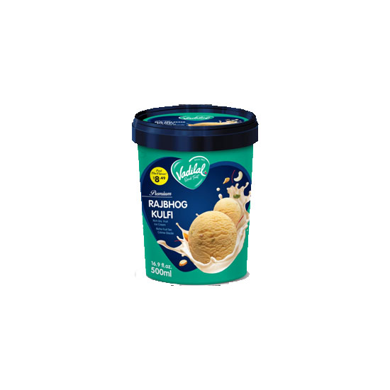 Picture of Vadilal Rajbhog Kulfi Ice Cream FRZ - 500ml
