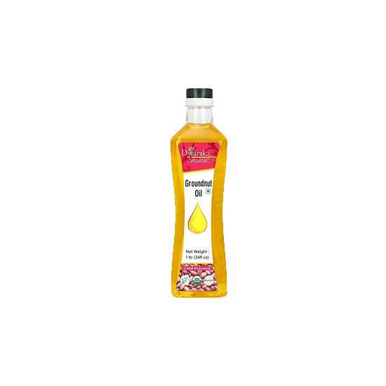 Picture of Dwaraka Organic Peanut Oil Groundnut Oil-1L