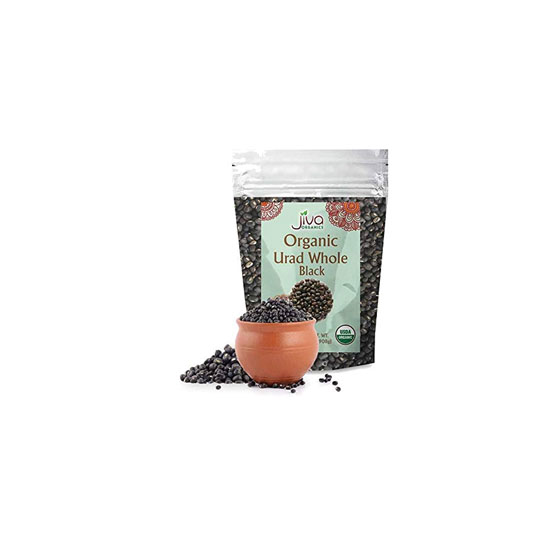 Picture of Jiva Organic Udad Daal Black Whole - 2lb