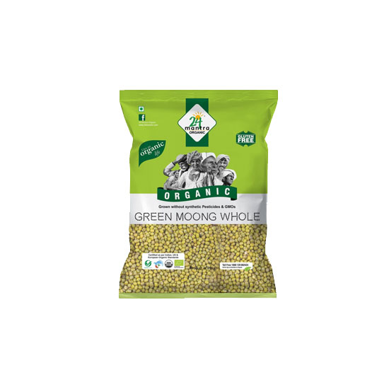 Picture of 24 Mantra Organic Green Organic Moong Dal Whole - 4lb