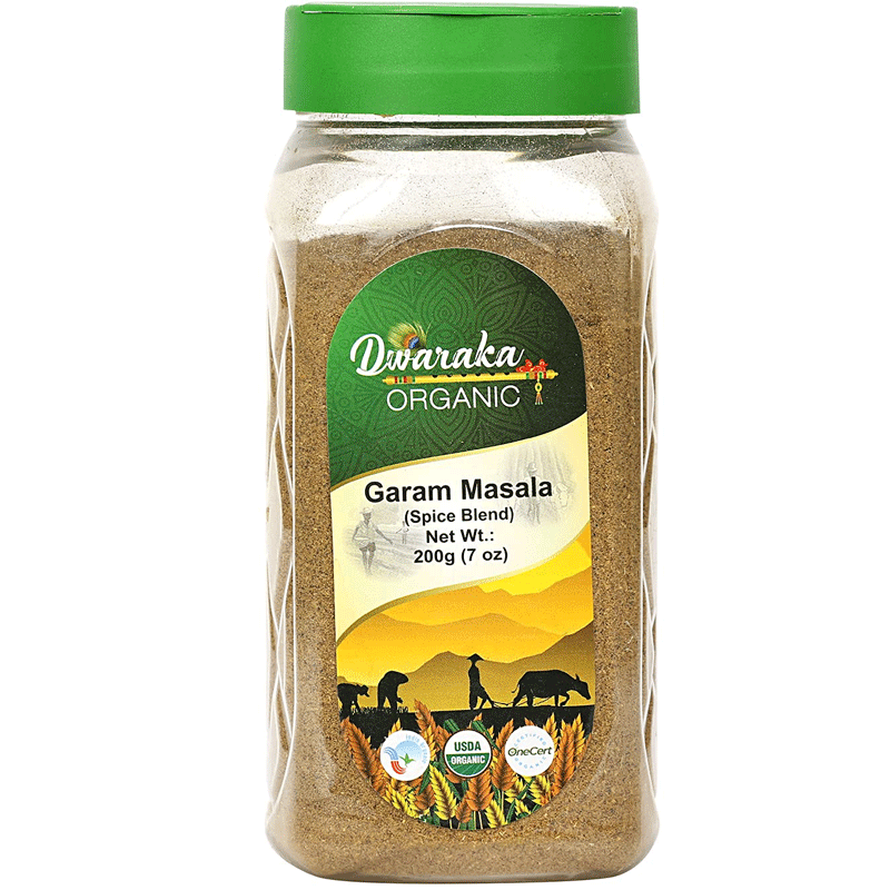 Picture of Dwaraka Organic Garam Masala Powder Jar - 200g