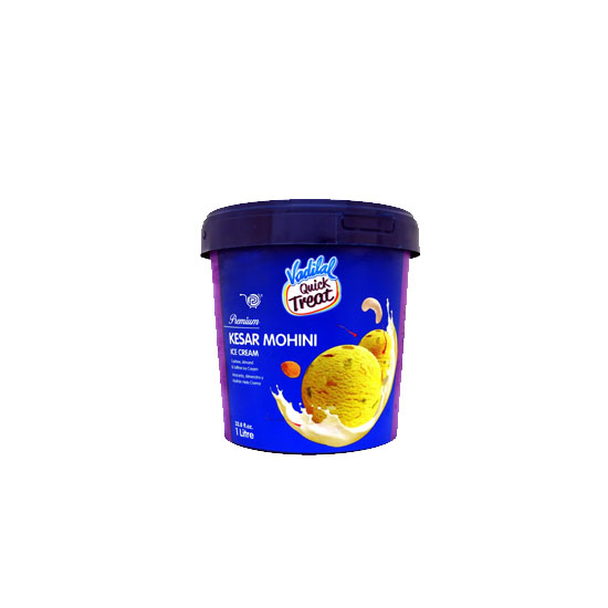 Picture of Vadilal Kesar Mohini Ice Cream - 1lt