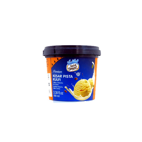 Picture of Vadilal Kesar Pista Kulfi Ice Cream - 100ml