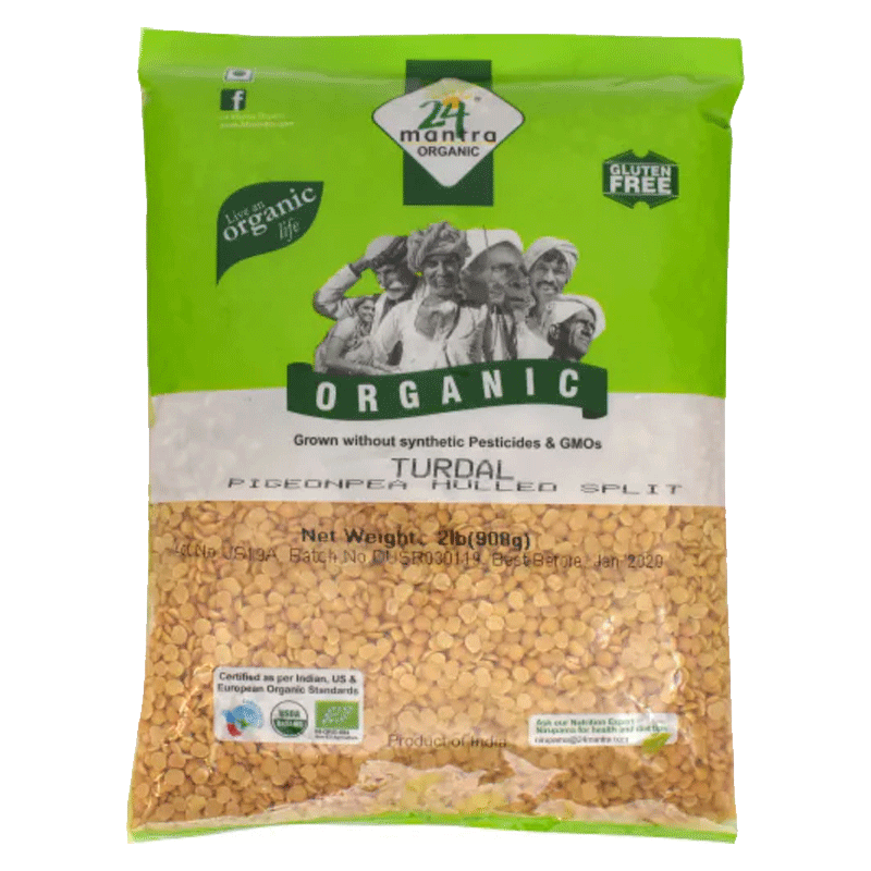 Picture of 24 Mantra Organic Tur Dal Plain - 2lb