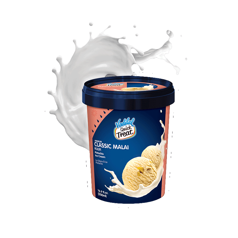 Picture of Vadilal Malai Kulfi Tub Ice Cream FRZ - 140ml