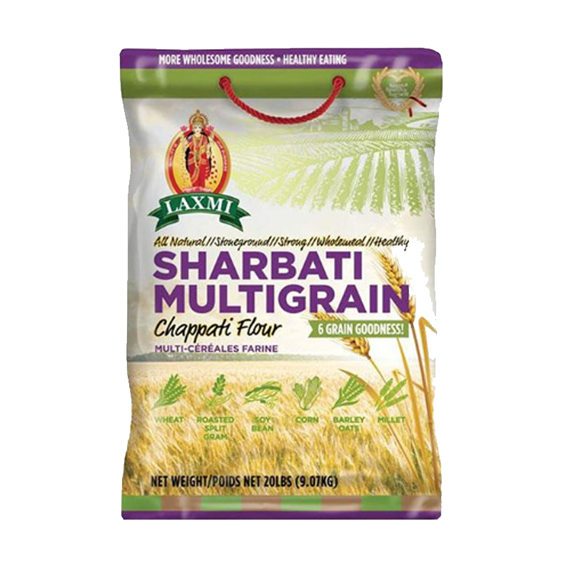 Picture of Laxmi Sharbati Multigrain Atta - 20lb