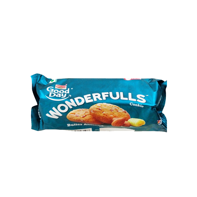 Picture of Britannia Wonderfulls Butter Almond Cookies - 75g