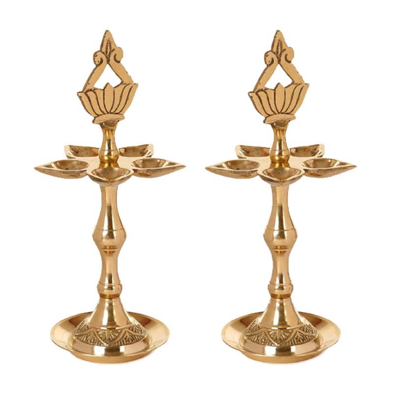 Picture of Brass Masori Deepam 4.5" S 1