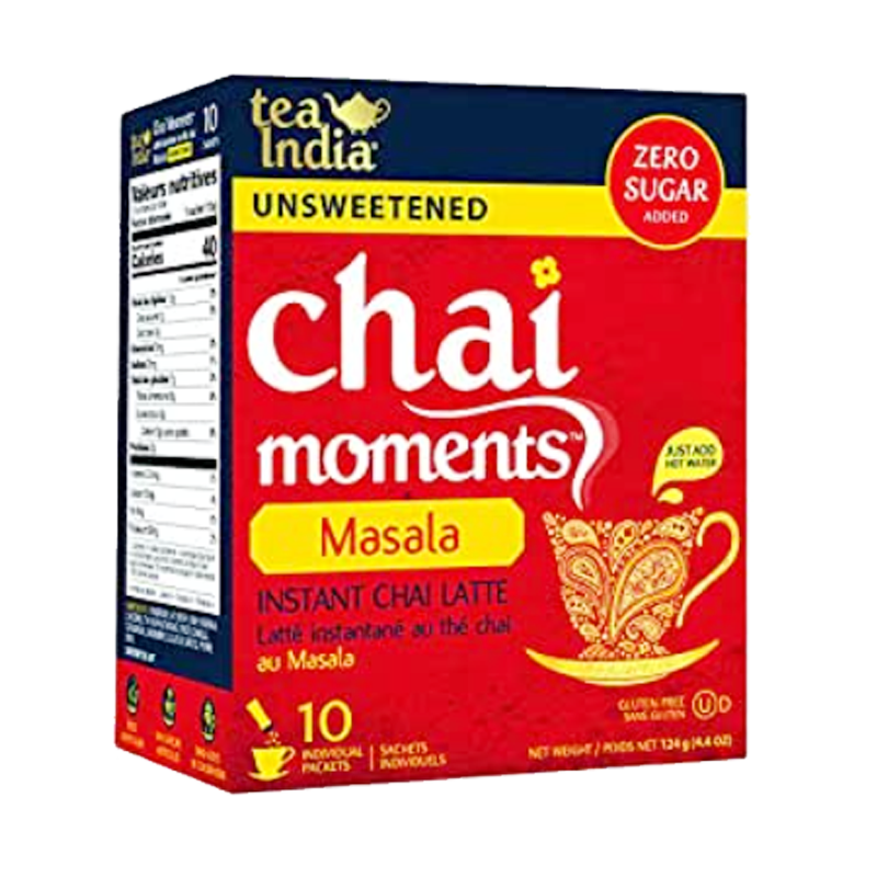 Picture of Tea India Chai Momemts Masala Unsweetened Tea Bags - 124g*10