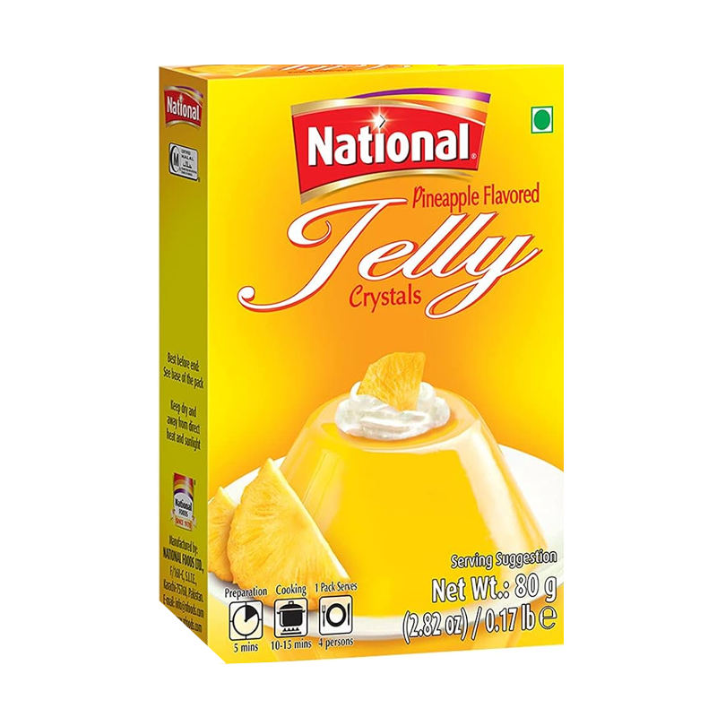 Picture of National Jelly Pineapple Crystal - 80g