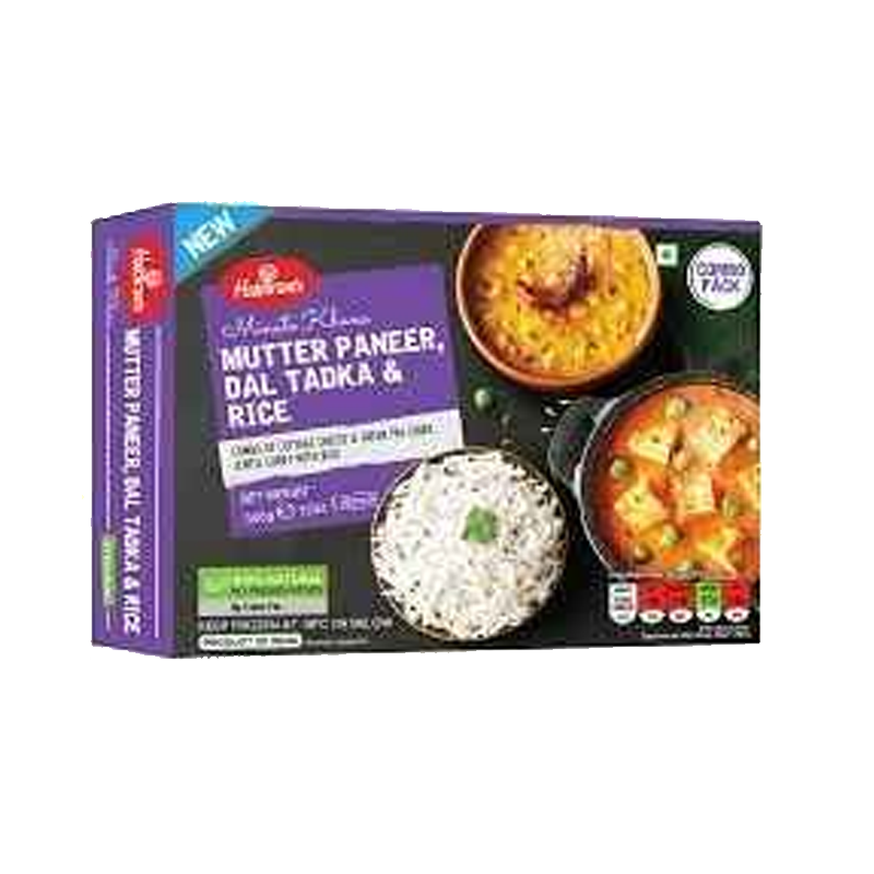 Picture of Haldirams Mutter Paneer Dal Tadka & Rice FRZ - 340g