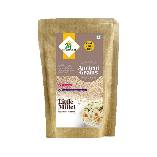 Picture of 24 Mantra Organic Ancient Grains Pearled Little Millet-1kg