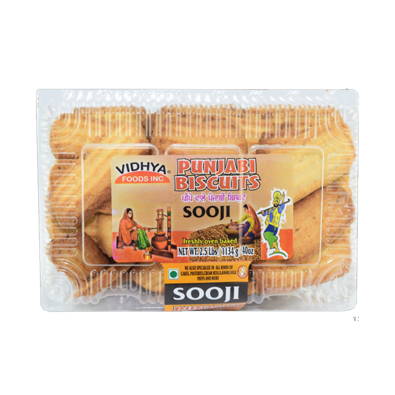 Picture of Vidhya Punjabi Sooji Biscuits - 2.5lb